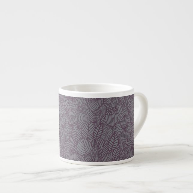 Floral Pattern 3 Espresso Cup (Front Right)