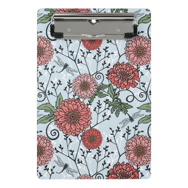 Floral pattern 3 mini clipboard (Front)