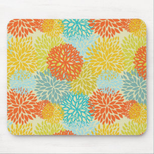 Floral pattern 3 mouse mat