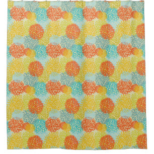 Floral pattern 3 shower curtain