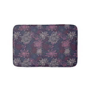 Floral pattern 4 2 bath mat