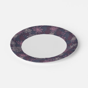 Floral pattern 4 2 paper plate