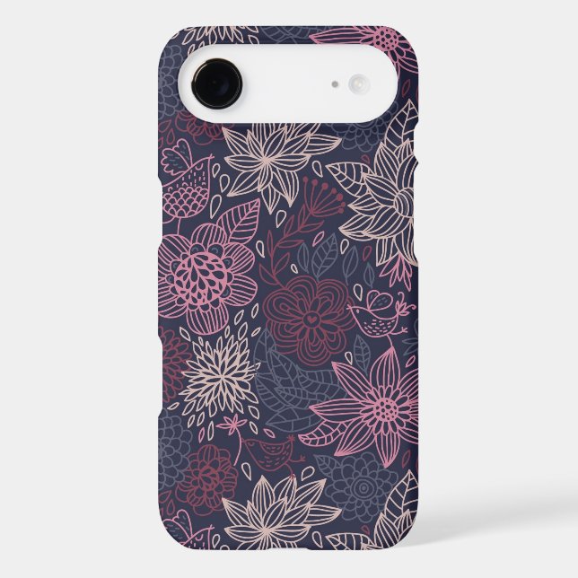 Floral pattern 4 Case-Mate iPhone case (Back)