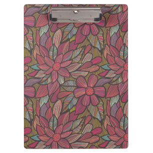 Floral pattern 4 clipboard