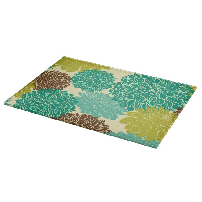 Floral Pattern 4 Cutting Board (Corner)