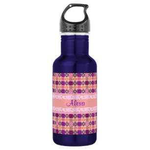 Floral Pattern 532 Ml Water Bottle