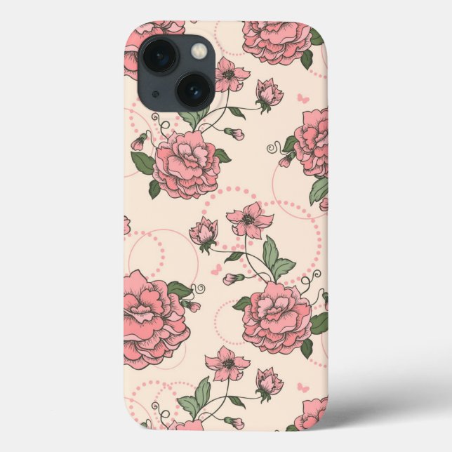 Floral pattern 5 2 Case-Mate iPhone case (Back)