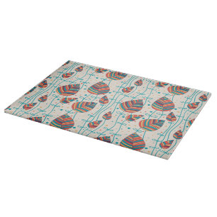 Floral pattern 5 2 cutting board