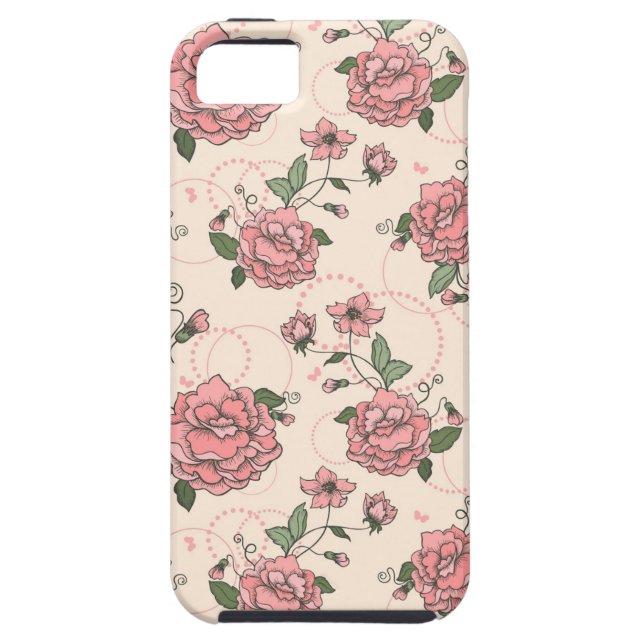 Floral pattern 5 Case-Mate iPhone case (Back)