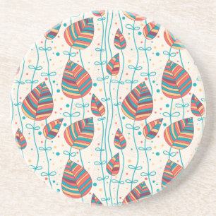 Floral pattern 5 coaster