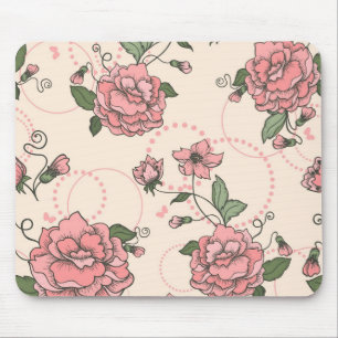 Floral pattern 5 mouse mat
