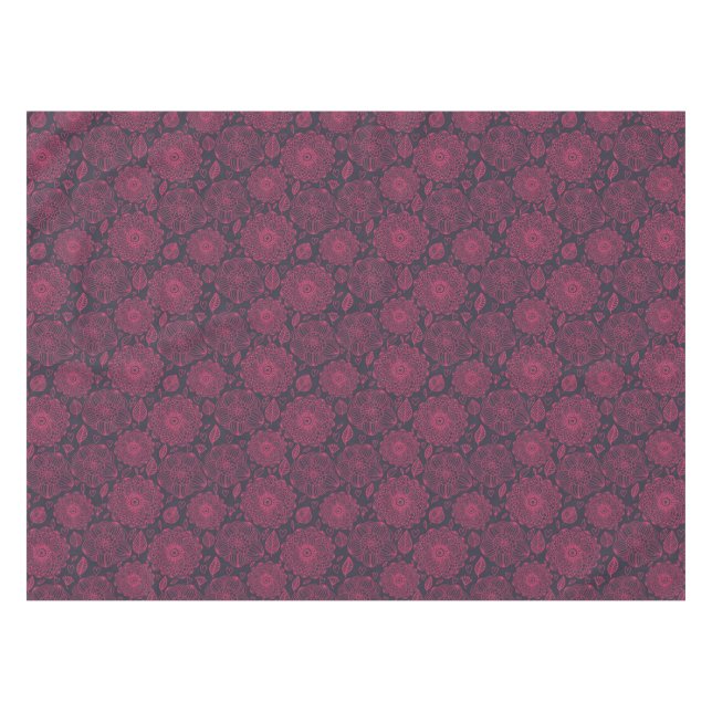 Floral Pattern 5 Tablecloth (Front (Horizontal))