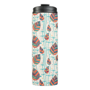 Floral pattern 5 thermal tumbler