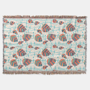 Floral pattern 5 throw blanket