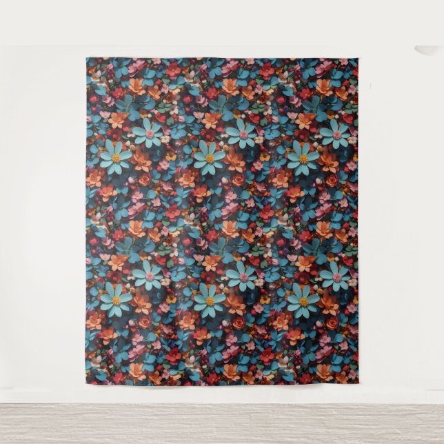 Floral Pattern 6 Tapestry (Front)