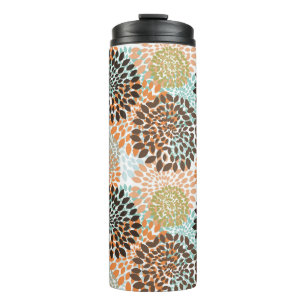 Floral Pattern 6 Thermal Tumbler