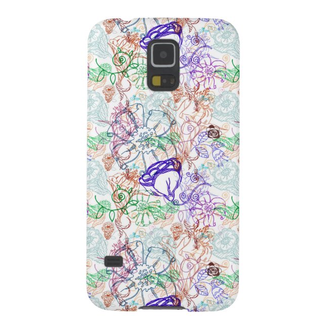 Floral Pattern 7 Case-Mate Samsung Galaxy Case (Back)