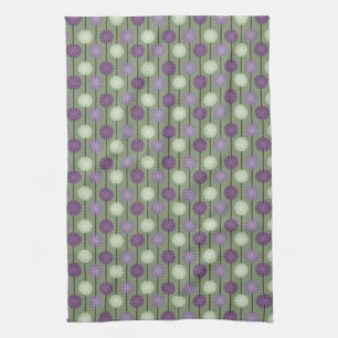 Floral Pattern Allium Kitchen Towel
