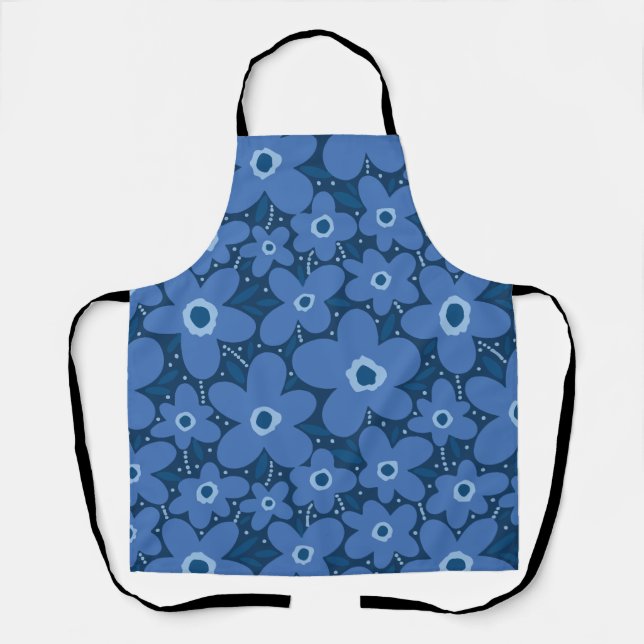 Floral pattern apron (Front)