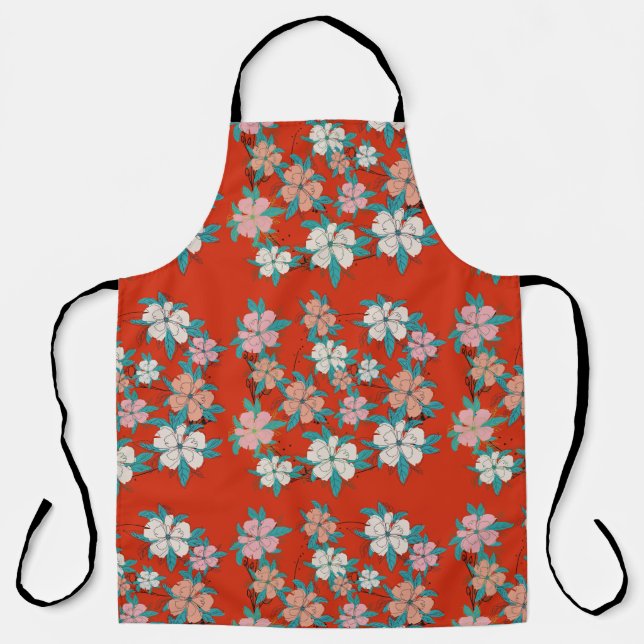 FLORAL PATTERN APRON (Front)
