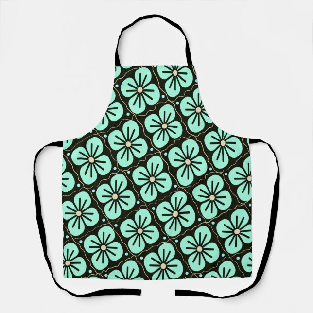 Floral pattern apron (Front)