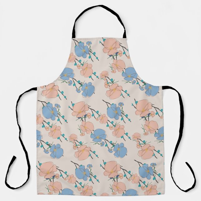 FLORAL PATTERN APRON (Front)