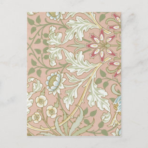 Floral Pattern ART deco Vintage style Postcard