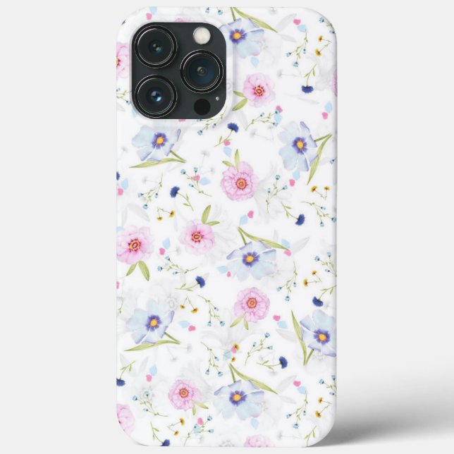 Floral Pattern Background- Case-Mate iPhone Case (Back)