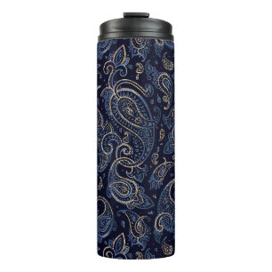 Floral pattern, background In art nouveau style, v Thermal Tumbler
