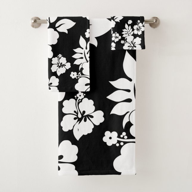 Floral Pattern Bath Towel Set (Insitu)