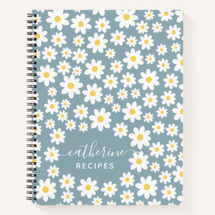 Floral Pattern Blank own Cookbook Recipe To Write Notebook