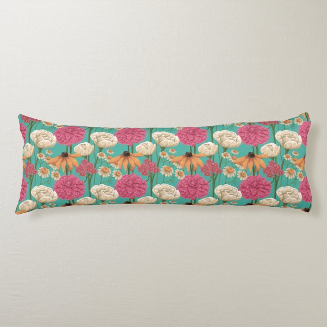 Floral Pattern Body Cushion (Front)