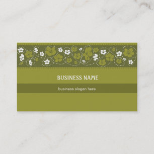 Floral Pattern Business Card