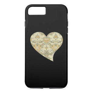 Floral Pattern by William Morris into Heart iPhone 8 Plus/7 Plus Case