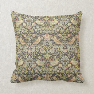 Floral Pattern by William Morris Square Pillow
