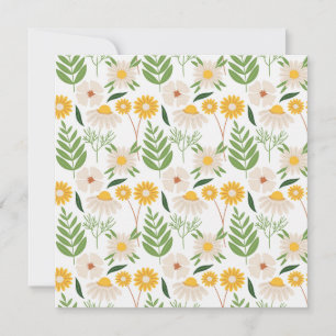 Floral Pattern Card