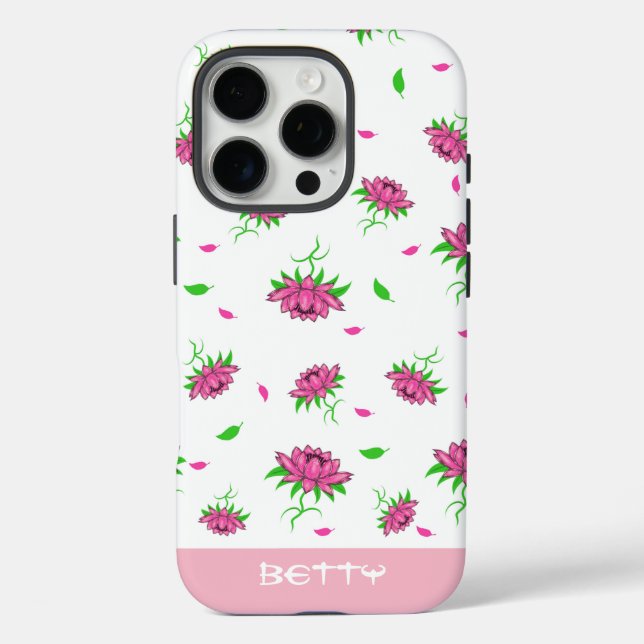 Floral pattern Case-Mate iPhone case (Back)