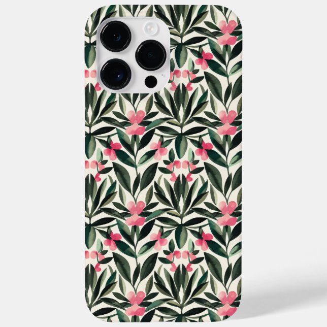 Floral pattern Case-Mate iPhone case (Back)
