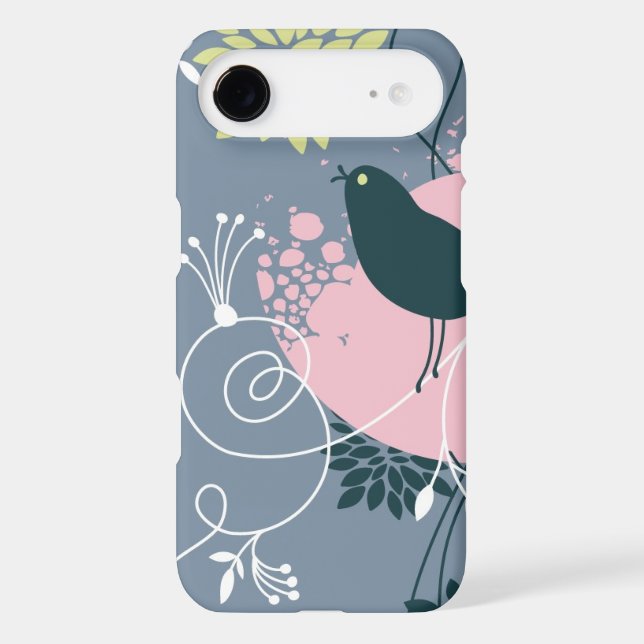 Floral Pattern Case-Mate iPhone Case (Back)