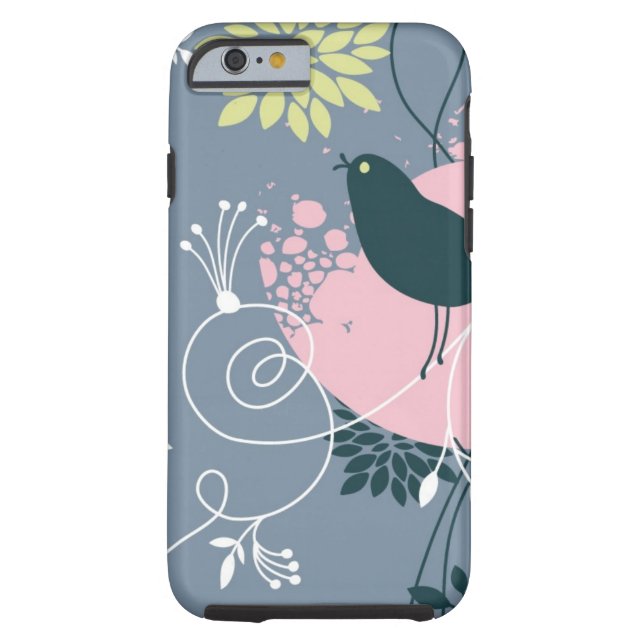 Floral Pattern Case-Mate iPhone Case (Back)
