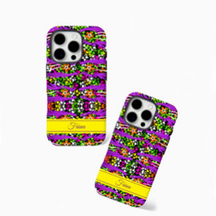 Floral pattern iPhone 16 pro case