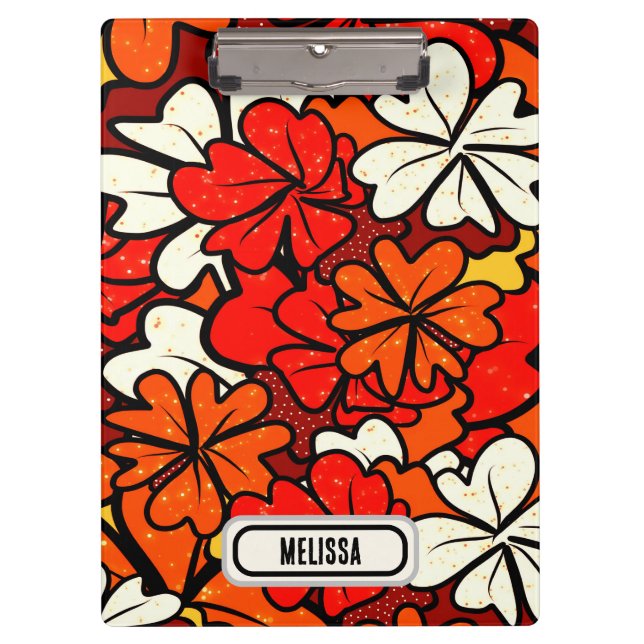 Floral pattern clipboard (Front)