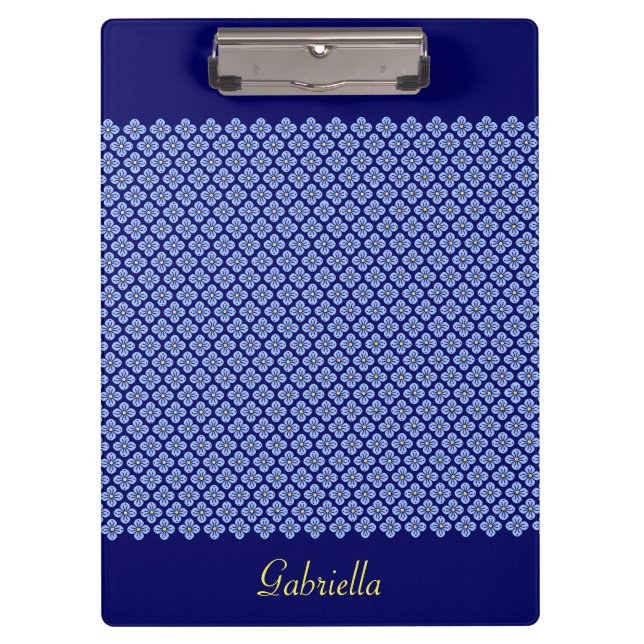 Floral pattern clipboard (Front)