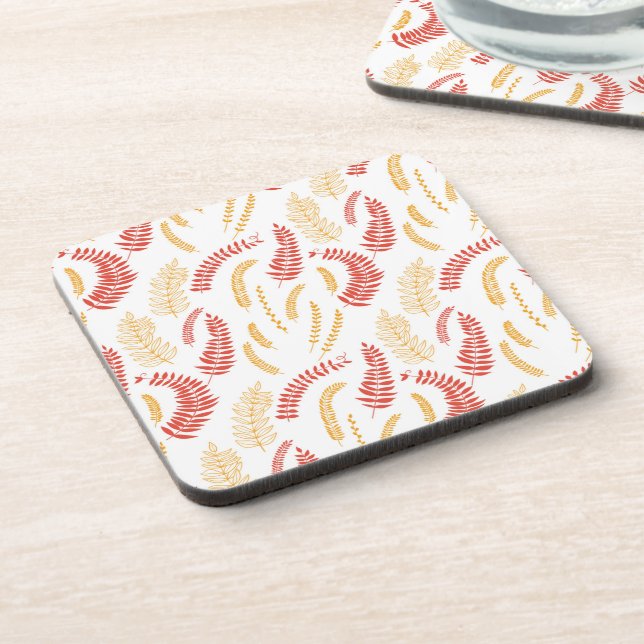 Floral pattern coaster (Left Side)