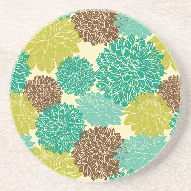 Floral Pattern Coaster (Front)