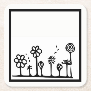 Floral Pattern Coaster