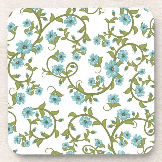 Floral Pattern Coaster (Front)