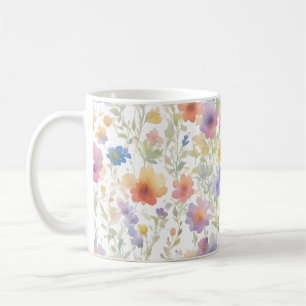 Floral Pattern Coffee Mug for Friends