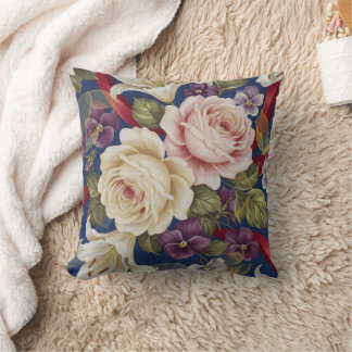 Floral Pattern Cushion