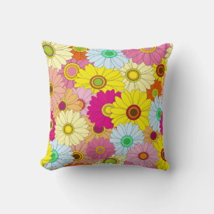 floral pattern cushion